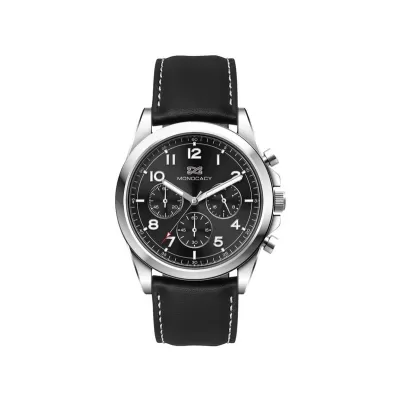 Chrono Unisex Watch with Black or Blue Dial