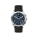 Chrono Unisex Watch with Black or Blue Dial