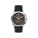 Chrono Unisex Watch with Silver or Brown Dial