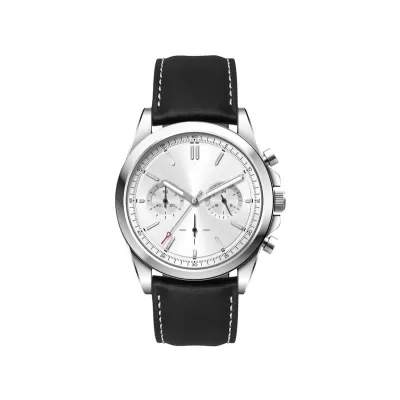 Chrono Unisex Watch with Silver or Brown Dial