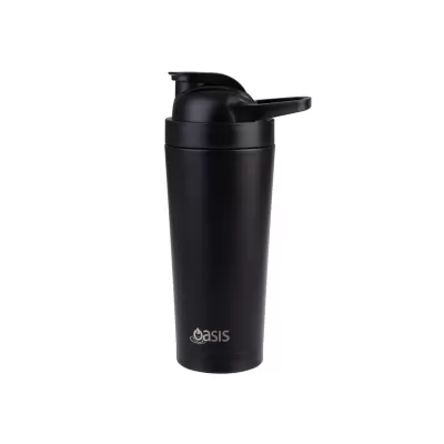 Oasis 700ml Stainless Steel Vacuum Protein Shaker