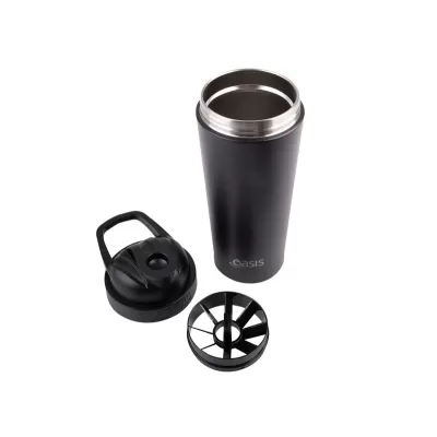 Oasis 700ml Stainless Steel Vacuum Protein Shaker