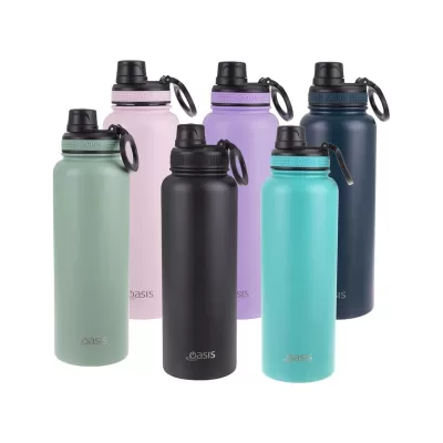 Oasis Challenger 1.1L Sports Screw Cap Vacuum Bottle