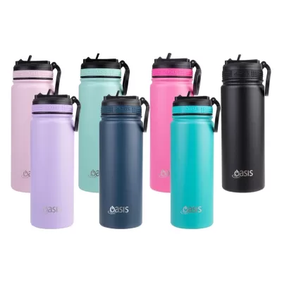 Oasis Challenger 550ml Sipper Spout Sports Vacuum Bottle
