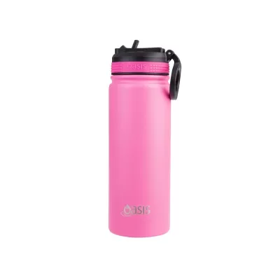 Oasis Challenger 550ml Sipper Spout Sports Vacuum Bottle