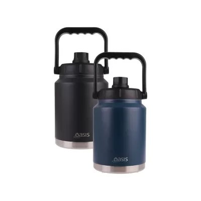 Oasis 2.1L Carry Handle Stainless Steel Vacuum Jug