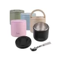 Oasis 500ml Stainless Steel Vacuum Food Flask with Spork