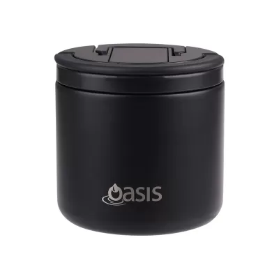 Oasis 500ml Stainless Steel Vacuum Food Flask with Spork