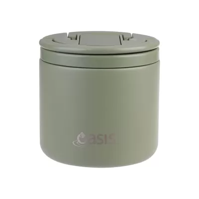 Oasis 500ml Stainless Steel Vacuum Food Flask with Spork