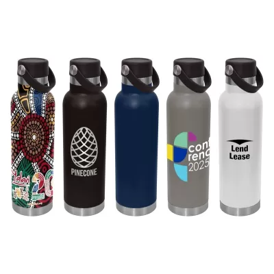 Victoria 650ml Carry Lid Stainless Steel Vacuum Bottle