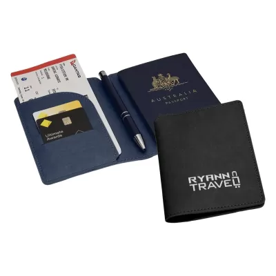 Acrobat Leather Look Passport Wallet