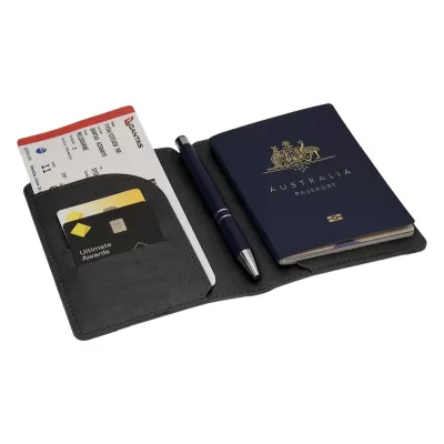 Acrobat Leather Look Passport Wallet