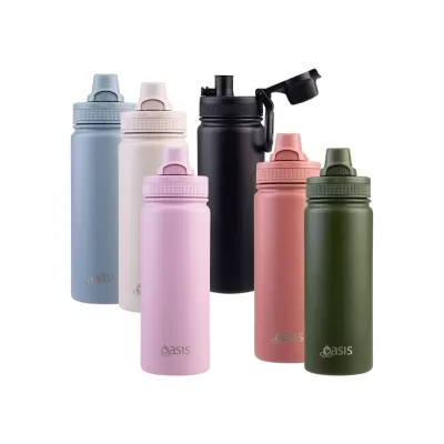 Oasis Challenger 550ml Quick Release Cap Vacuum Bottle