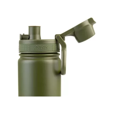 Oasis Challenger 550ml Quick Release Cap Vacuum Bottle