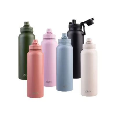 Oasis Challenger 1.1L Quick Release Cap Vacuum Bottle