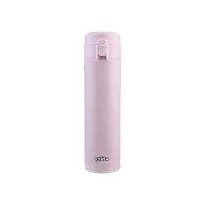 Oasis 480ml Flip-Top Stainless Steel Insulated Flask
