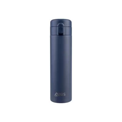 Oasis 480ml Flip-Top Stainless Steel Insulated Flask