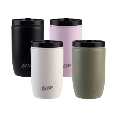 Oasis 300ml Leakproof Stainless Steel Insulated Travel Cup