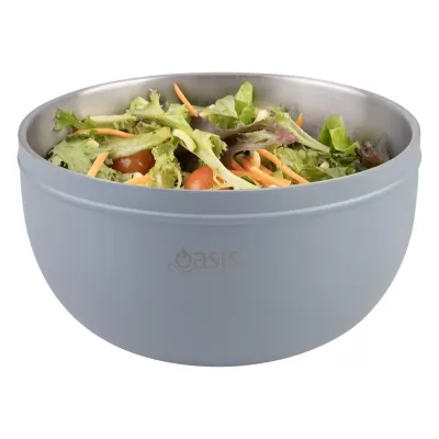 Oasis 2.8L Stainless Steel Double Wall Salad Bowl