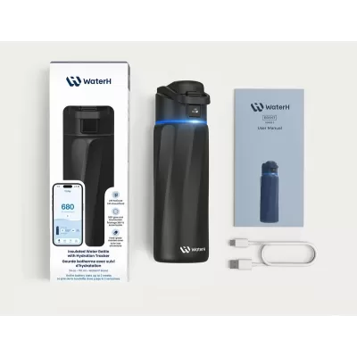 WaterH Boost Smart 710ml Stainless Steel Drink Bottle