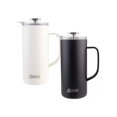 Oasis 600ml Stainless Steel Insulated Coffee Plunger