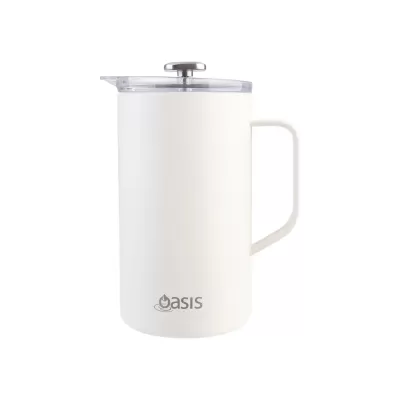 Oasis 1L Stainless Steel Insulated Coffee Plunger