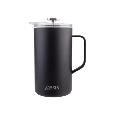 Oasis 1L Stainless Steel Insulated Coffee Plunger