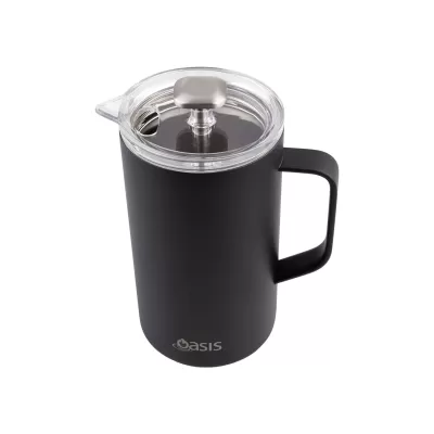 Oasis 1L Stainless Steel Insulated Coffee Plunger