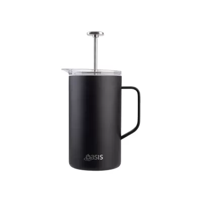 Oasis 1L Stainless Steel Insulated Coffee Plunger
