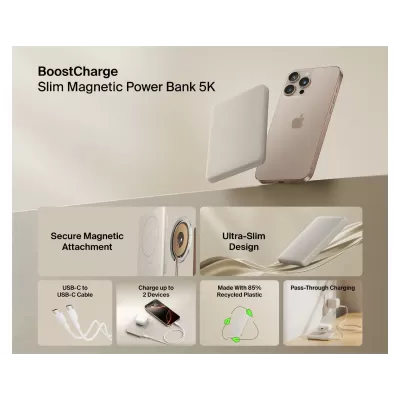 Belkin BoostCharge Slim 5000mAh Magnetic Power Bank