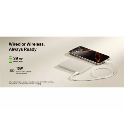 Belkin BoostCharge Slim 5000mAh Magnetic Power Bank