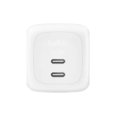 Belkin BoostCharge Pro 67W Dual USB-C GaN Wall Charger