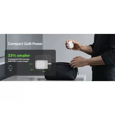 Belkin BoostCharge Pro 67W Dual USB-C GaN Wall Charger