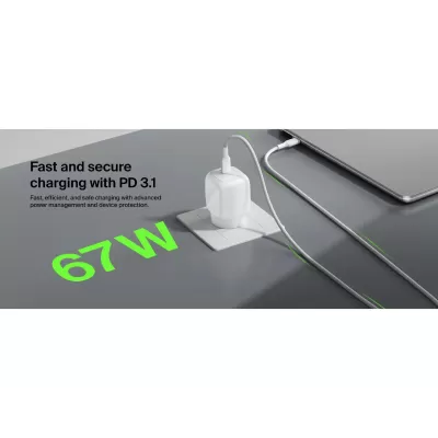 Belkin BoostCharge Pro 67W Dual USB-C GaN Wall Charger