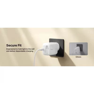 Belkin UltraCharge 45W Retractable GaN Wall Charger
