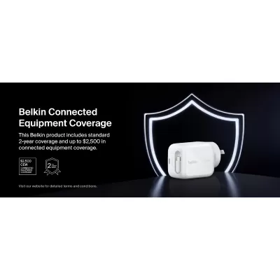 Belkin UltraCharge 45W Retractable GaN Wall Charger
