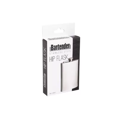 Bartender 236ml Stainless Steel Hip Flask