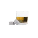 Bartender Whisky Discs 6 Piece Set with Wood Base