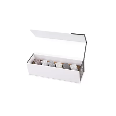 Bartender Whisky Discs 6 Piece Set with Wood Base
