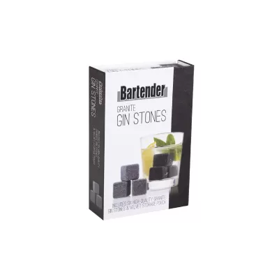 Bartender Gin Stones 6 Piece Set with Bag