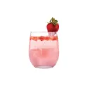 Bartender Rose Quartz Gin Stones 6 Piece Set with Bag
