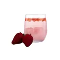 Bartender Rose Quartz Gin Stones 6 Piece Set with Bag