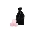 Bartender Rose Quartz Gin Stones 6 Piece Set with Bag