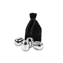 Bartender Wine Pearls 4 Piece Stainless Steel Set with Bag