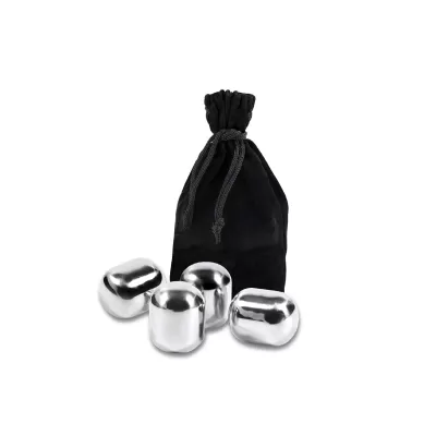 Bartender Wine Pearls 4 Piece Stainless Steel Set with Bag