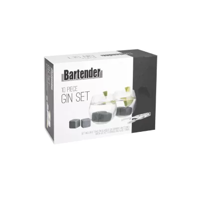 Bartender Gin 10 Piece Stainless Steel Set