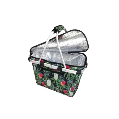 Sachi Poly Insulated Carry Basket with Lid