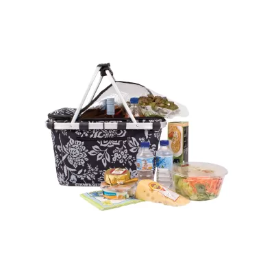 Sachi Poly Insulated Carry Basket with Lid