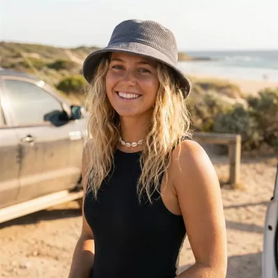 Leroy Cord Cotton Bucket Hat