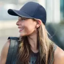 Legend Black Circuit 6 Panel Nylon Cap